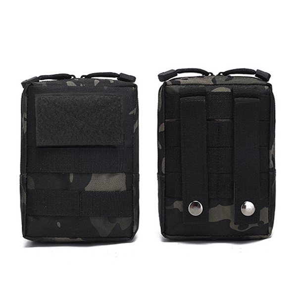 Підсумок Mini-IFAK Multicam Black (чорний мультикам, dark multicam) міні (11x15x6) на MOLLE, Нейлон 600D, з термоізоляцією EPE